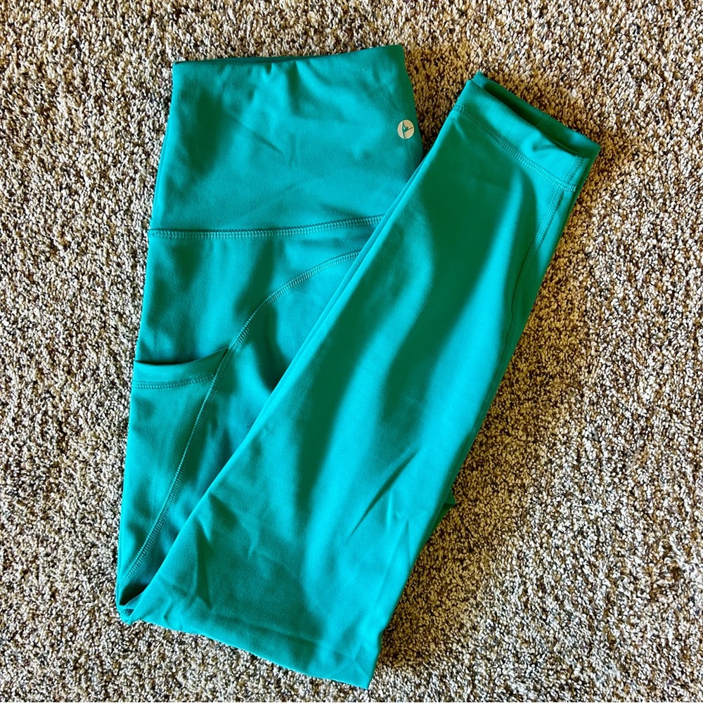 90 Degree By Reflex Teal Leggings